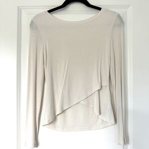 Gap Cream Off-White Long Sleeve Shirt Size XS NWOT